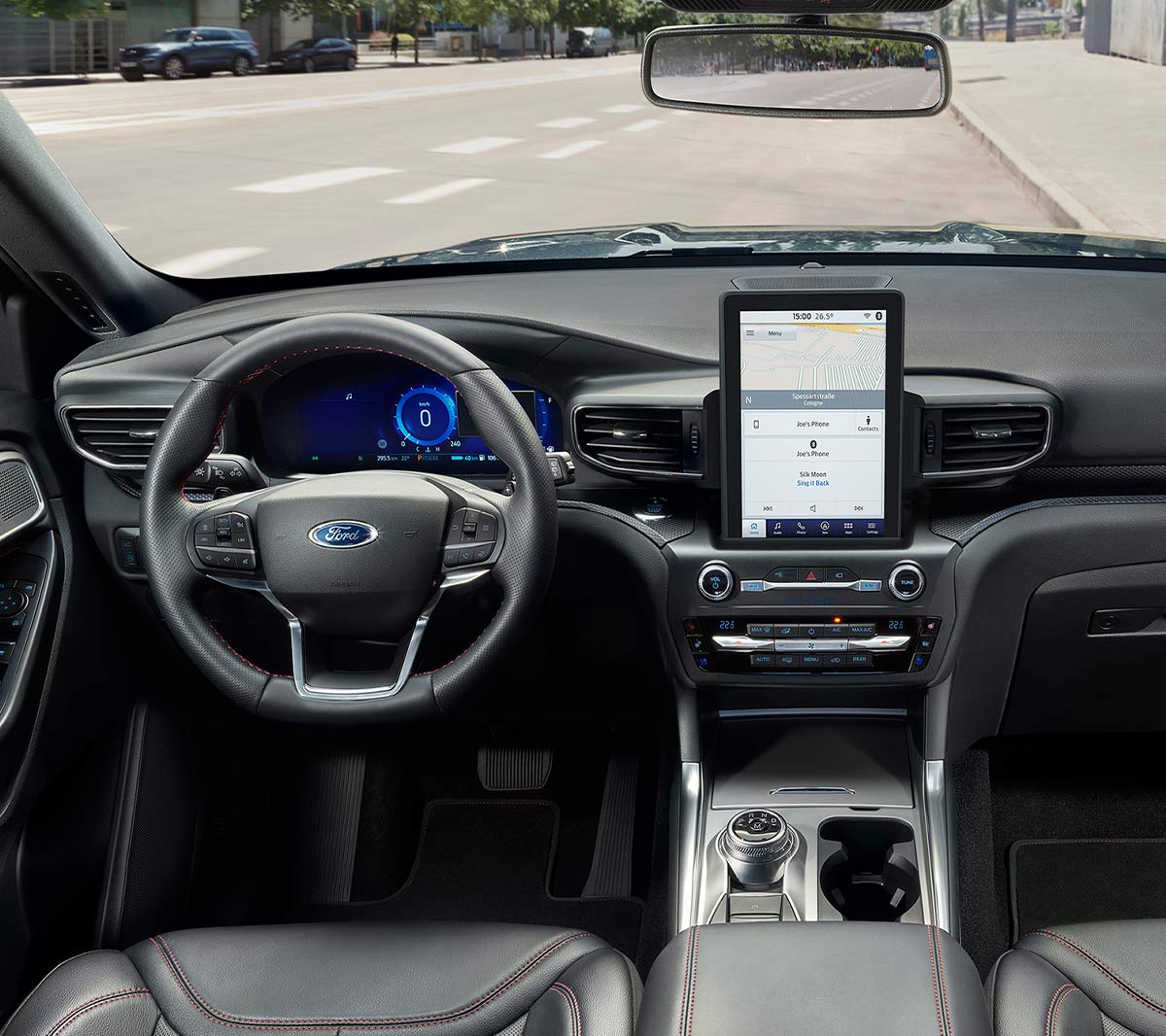 Panel digital de instrumentos y pantalla táctil Ford Explorer 